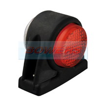 LED Autolamps 1004RWM 12v/24v Red/White Outline End Front & Rear Marker Lamp/Light